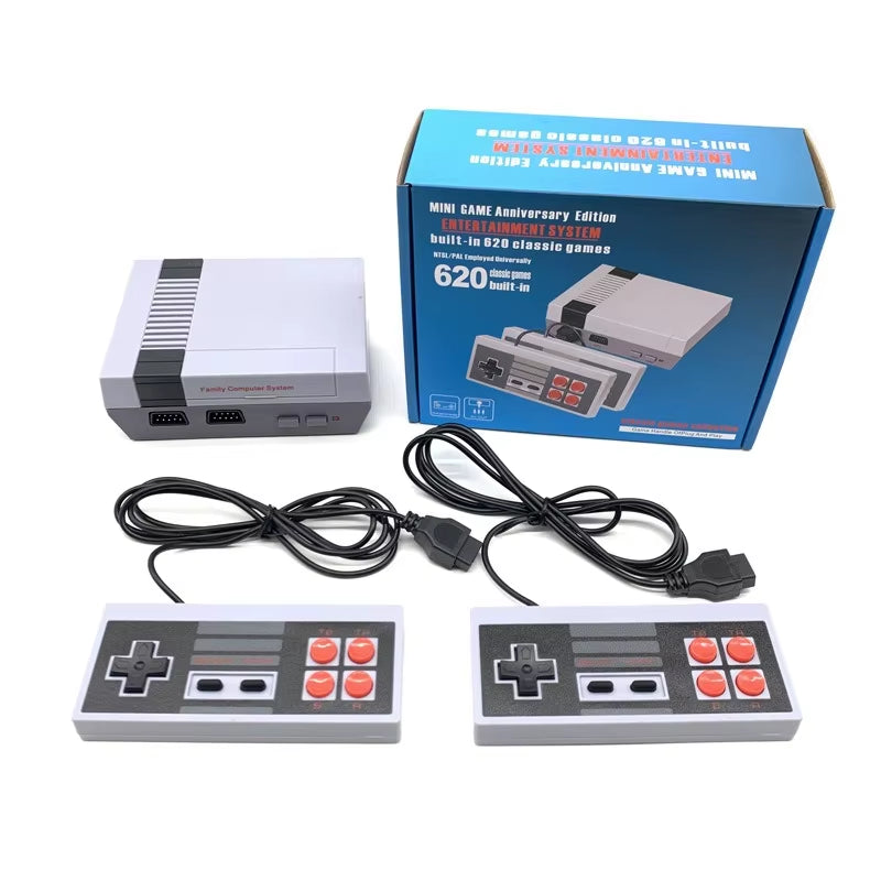 620 Retro Nes Mini Home Use Game Console Red White Machine 4 Buttons Us Eu Uk Regulation Usb Pc Connection