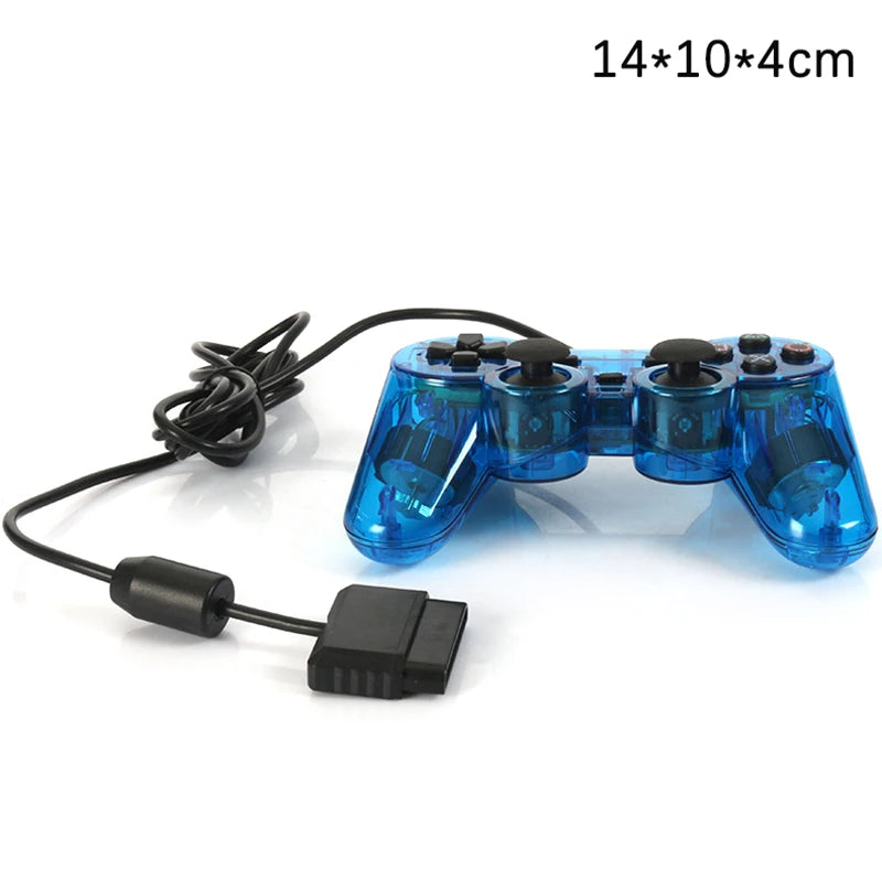 Wired Analog Controller Gamepad Joystick Joypad for PS2/PS1/PS One/Psx Console Dual Shock Vibration Joypad Wired Controller