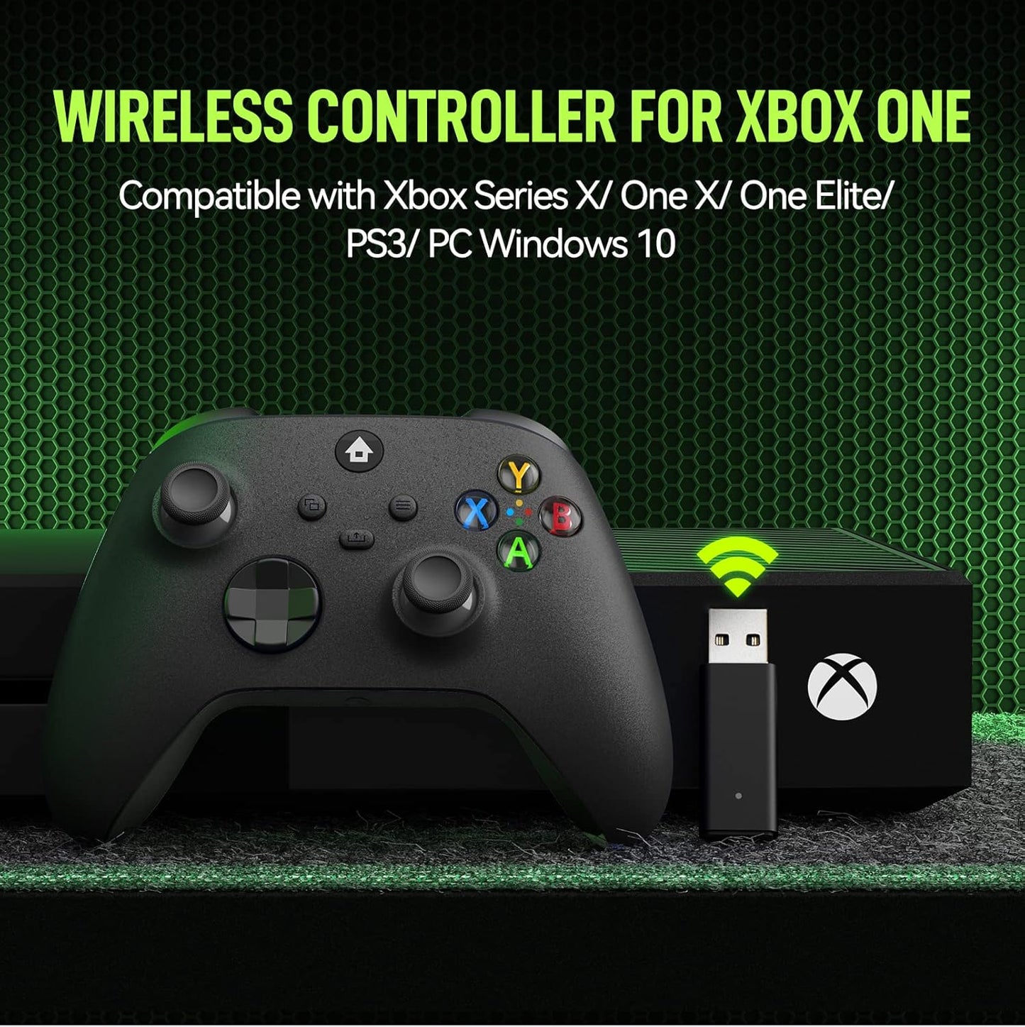 Xbox Controller Wireless for Xbox One, Xbox One S/X, Xbox Series X/S Consoles, PC Windows