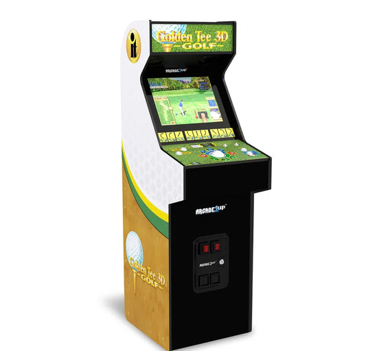 Arcade1Up Golden Tee 3D 35 Th Anniversary Deluxe Arcade Machine 8 Games in 1