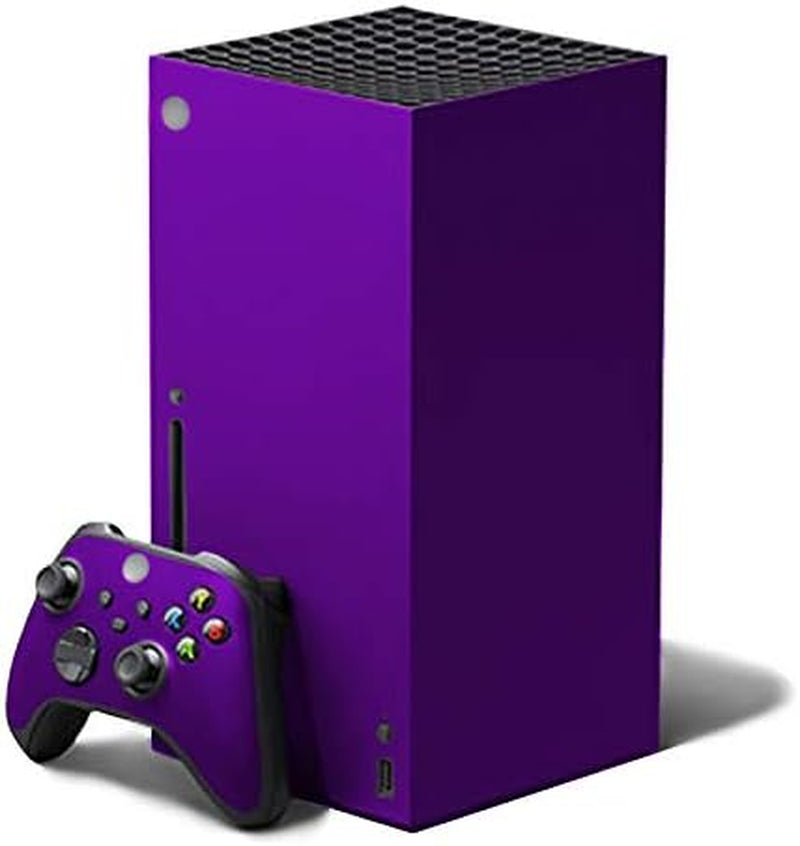 POPPIN PURPLE - Vinyl Decal Mod Skin Kit by  - Compatible with Microsoft Xbox Series X Console (XBX)