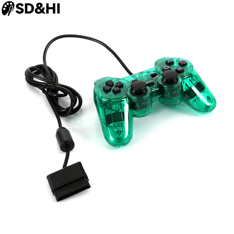 Wired Analog Controller Gamepad Joystick Joypad for PS2/PS1/PS One/Psx Console Dual Shock Vibration Joypad Wired Controller