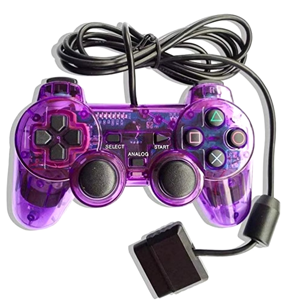 Wired Controller Gamepads for Sony PS2 Playstation2 Dual Shock Console Video Game Joystick Gamepads Long Cable Joypad Dropship