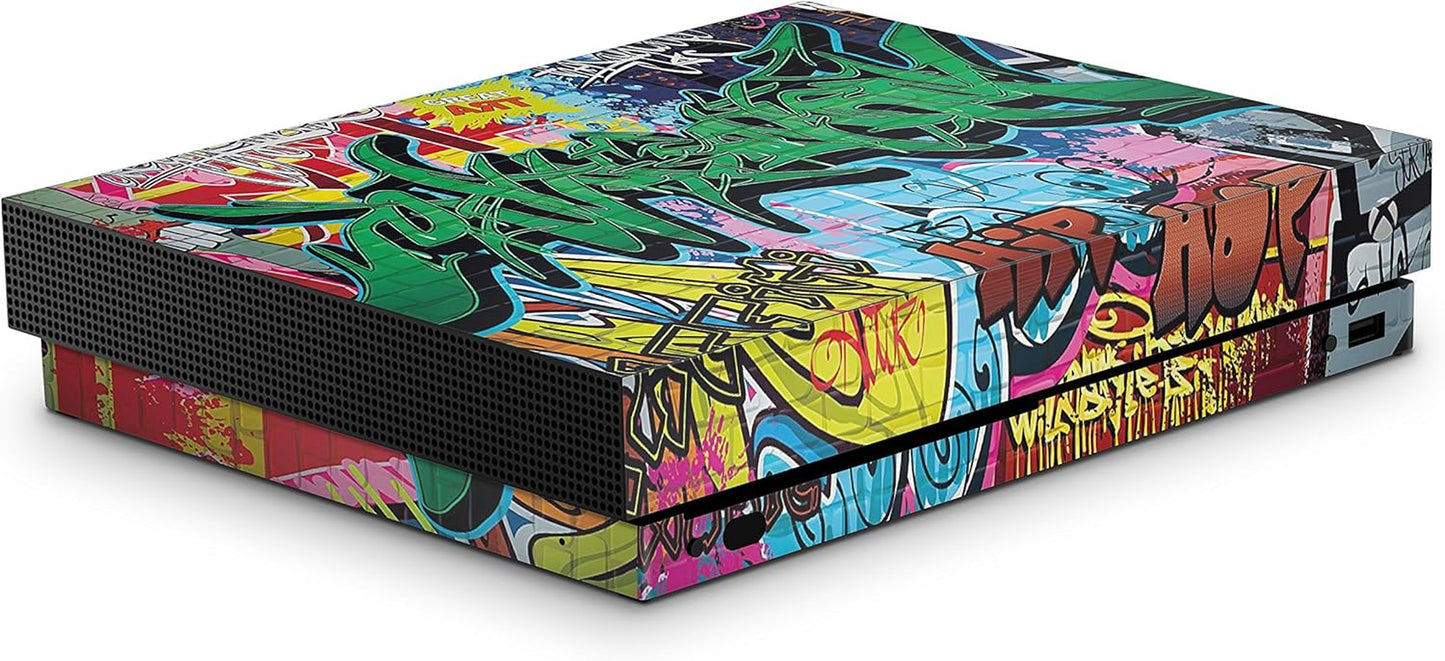 Graffiti Skins for Xbox ONE X XBX Console Decal Vinal Sticker + 2 Controller Set