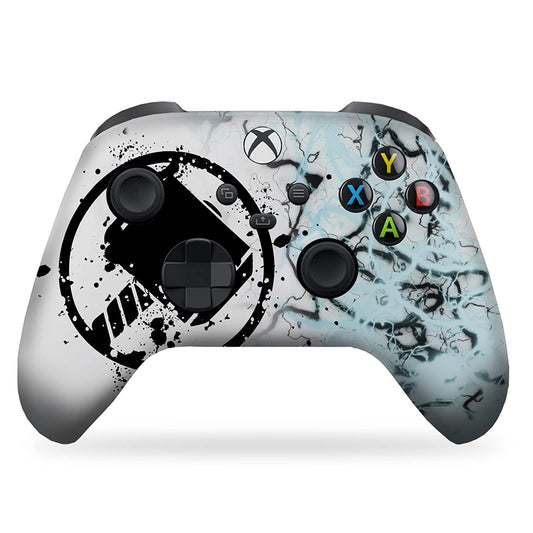 Thunderr God Custom X-Box Controller Wireless Compatible with X-Box One/X-Box Series X/S Proudly Customized in USA with Permanent HYDRO-DIP Printing (NOT JUST a SKIN)