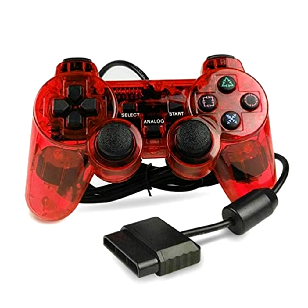 Wired Controller Gamepads for Sony PS2 Playstation2 Dual Shock Console Video Game Joystick Gamepads Long Cable Joypad Dropship